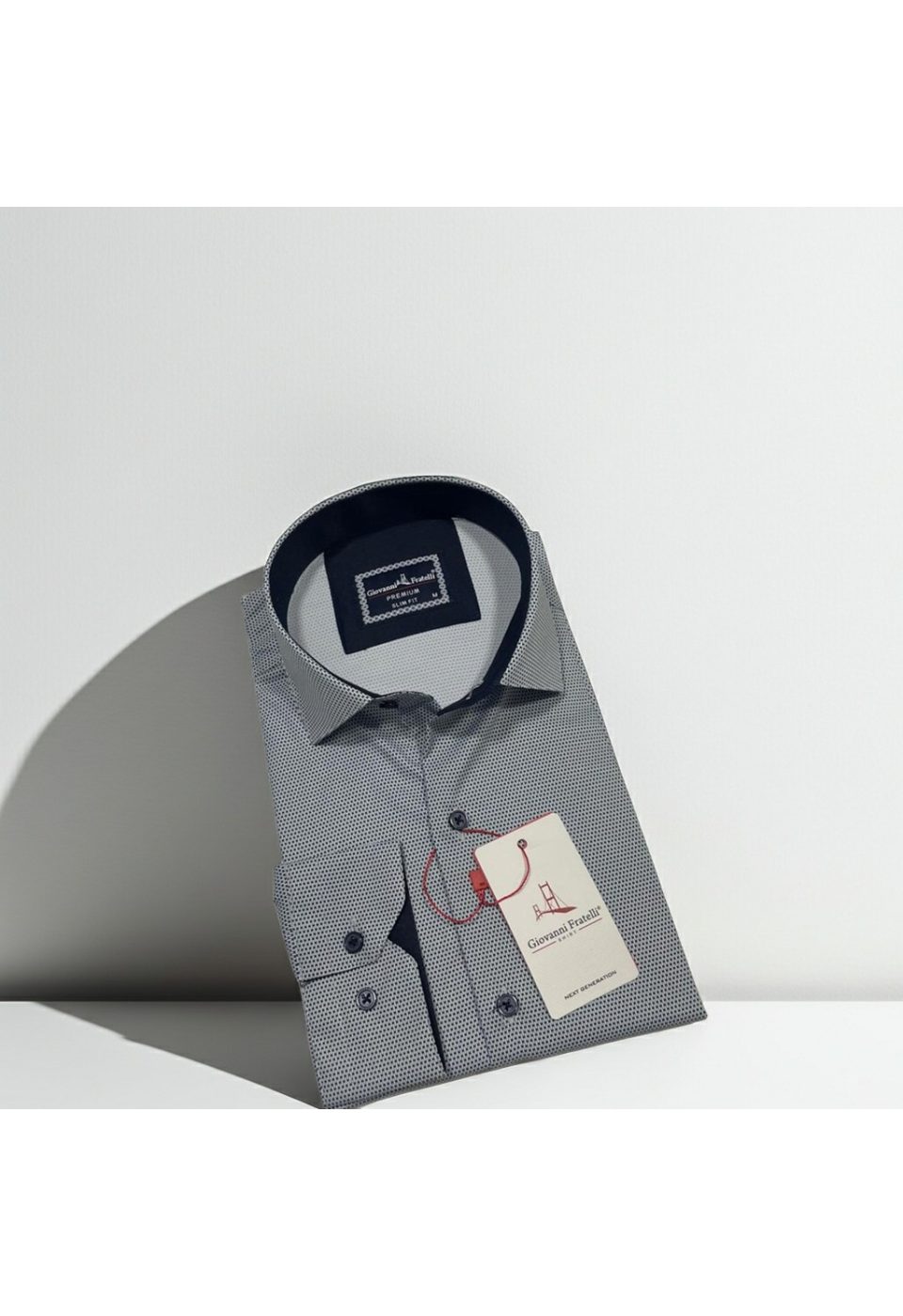 Slim Fit Uzun Kol Dijital Baskılı Desenli Erkek Gömlek 3GMK314207003 - Giovanni Fratelli