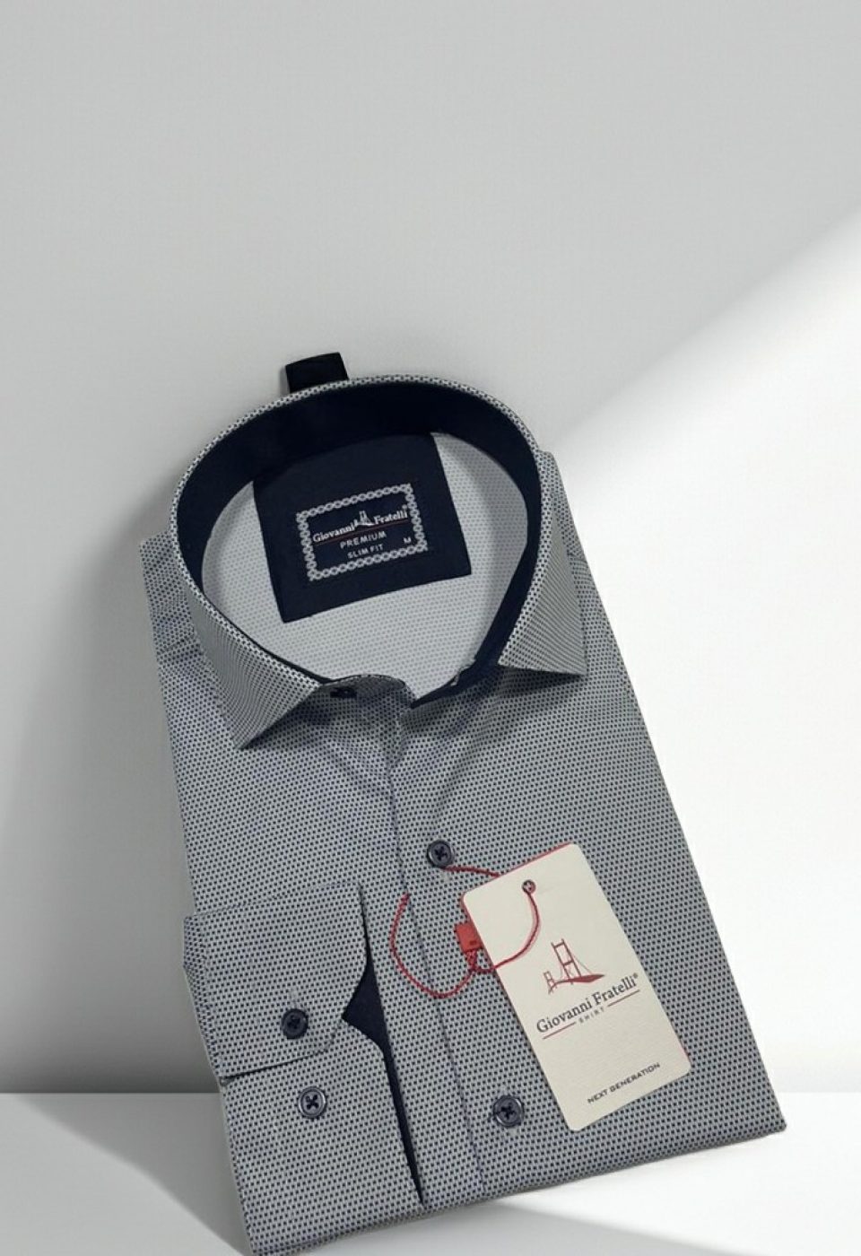 Slim Fit Uzun Kol Dijital Baskılı Desenli Erkek Gömlek 3GMK314207003