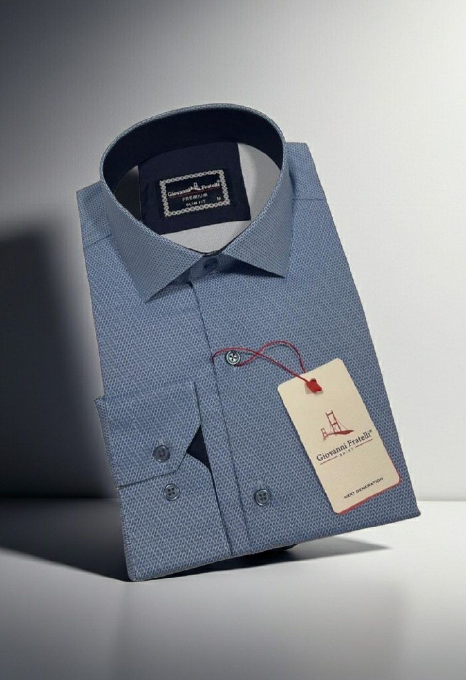 Slim Fit Uzun Kol Dijital Baskılı Desenli Erkek Gömlek 3GMK314207005