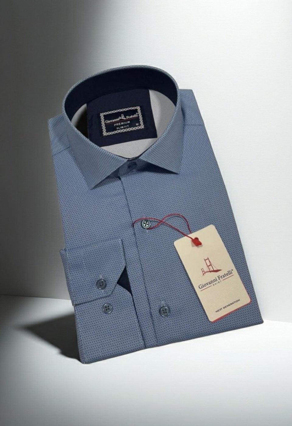 Slim Fit Uzun Kol Dijital Baskılı Desenli Erkek Gömlek 3GMK314207005