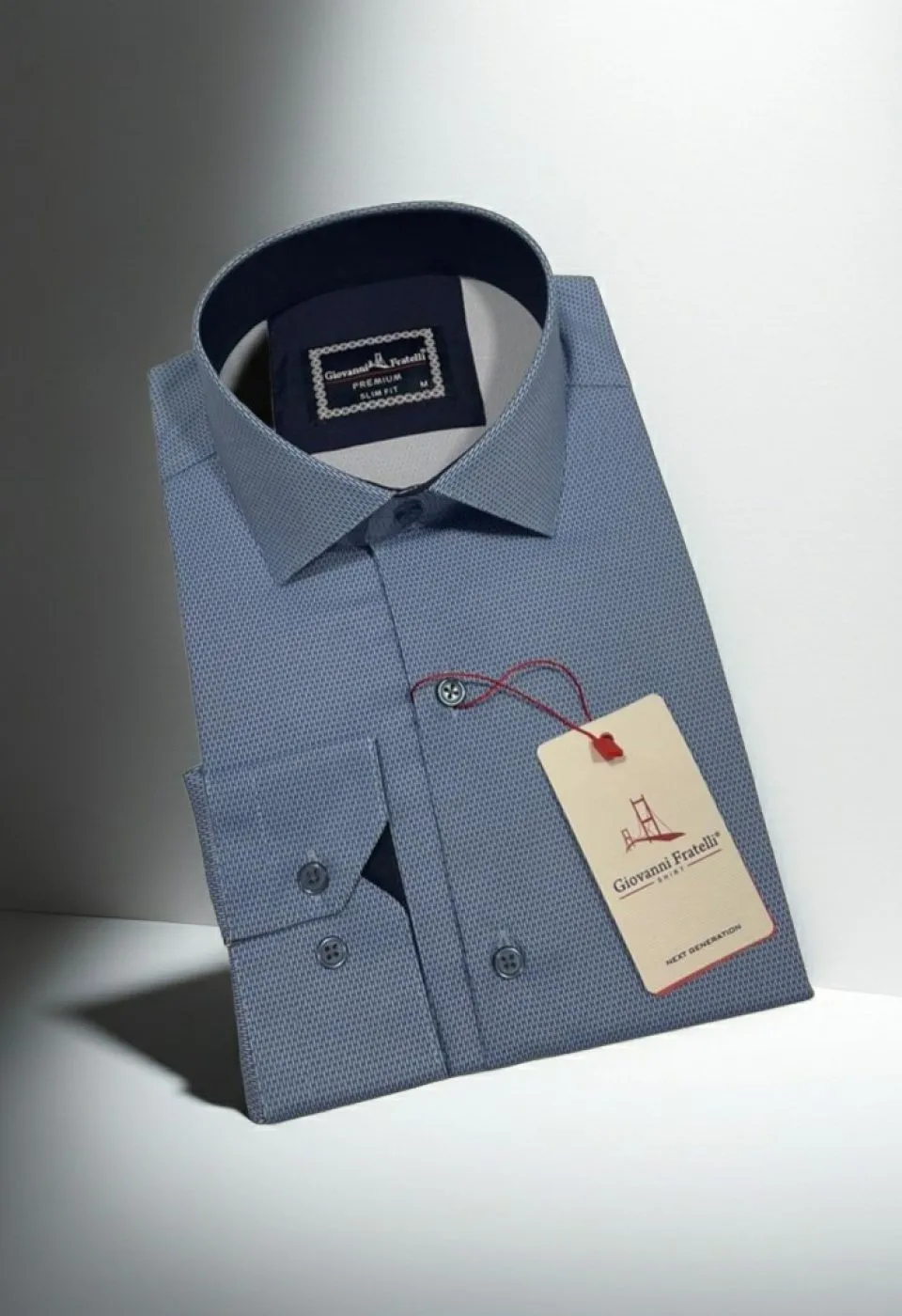 Slim Fit Uzun Kol Dijital Baskılı Desenli Erkek Gömlek 3GMK314207005
