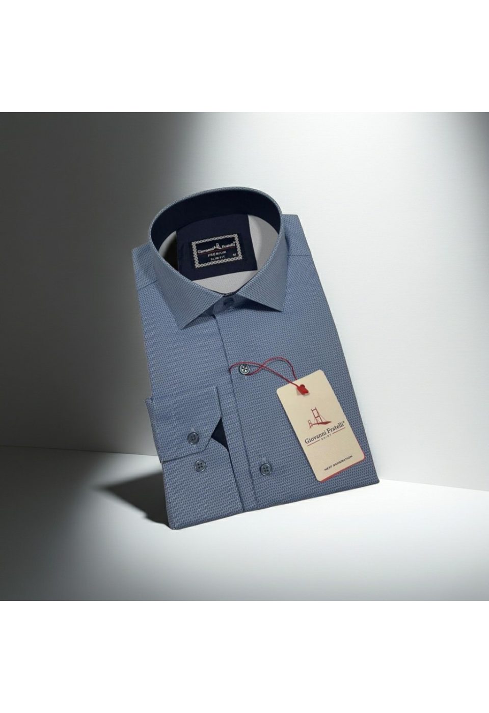 Slim Fit Uzun Kol Dijital Baskılı Desenli Erkek Gömlek 3GMK314207005 - Giovanni Fratelli