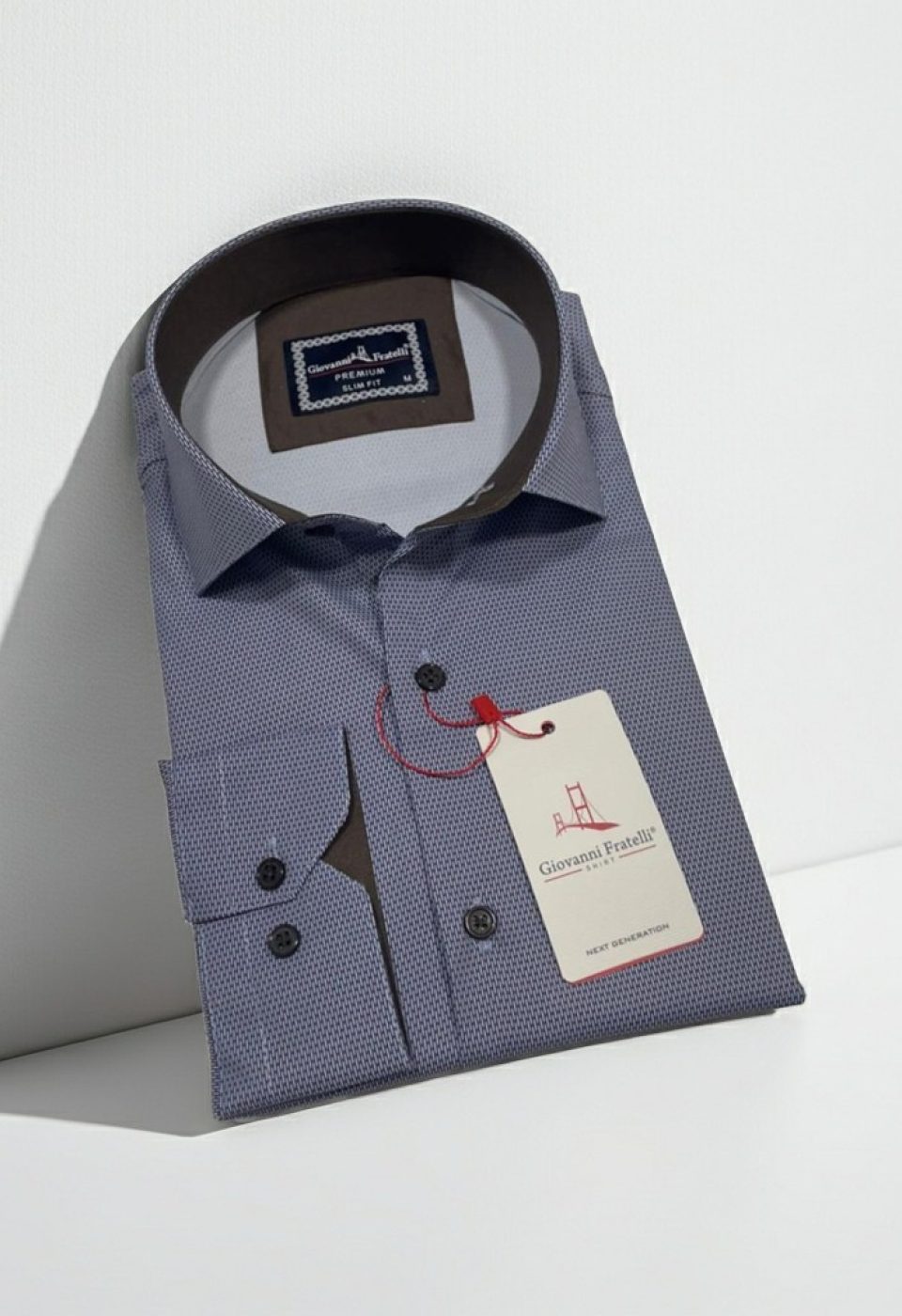Slim Fit Uzun Kol Dijital Baskılı Desenli Erkek Gömlek 3GMK314207007