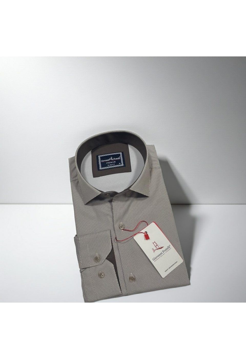 Slim Fit Uzun Kol Dijital Baskılı Desenli Erkek Gömlek 3GMK314207009 - Giovanni Fratelli