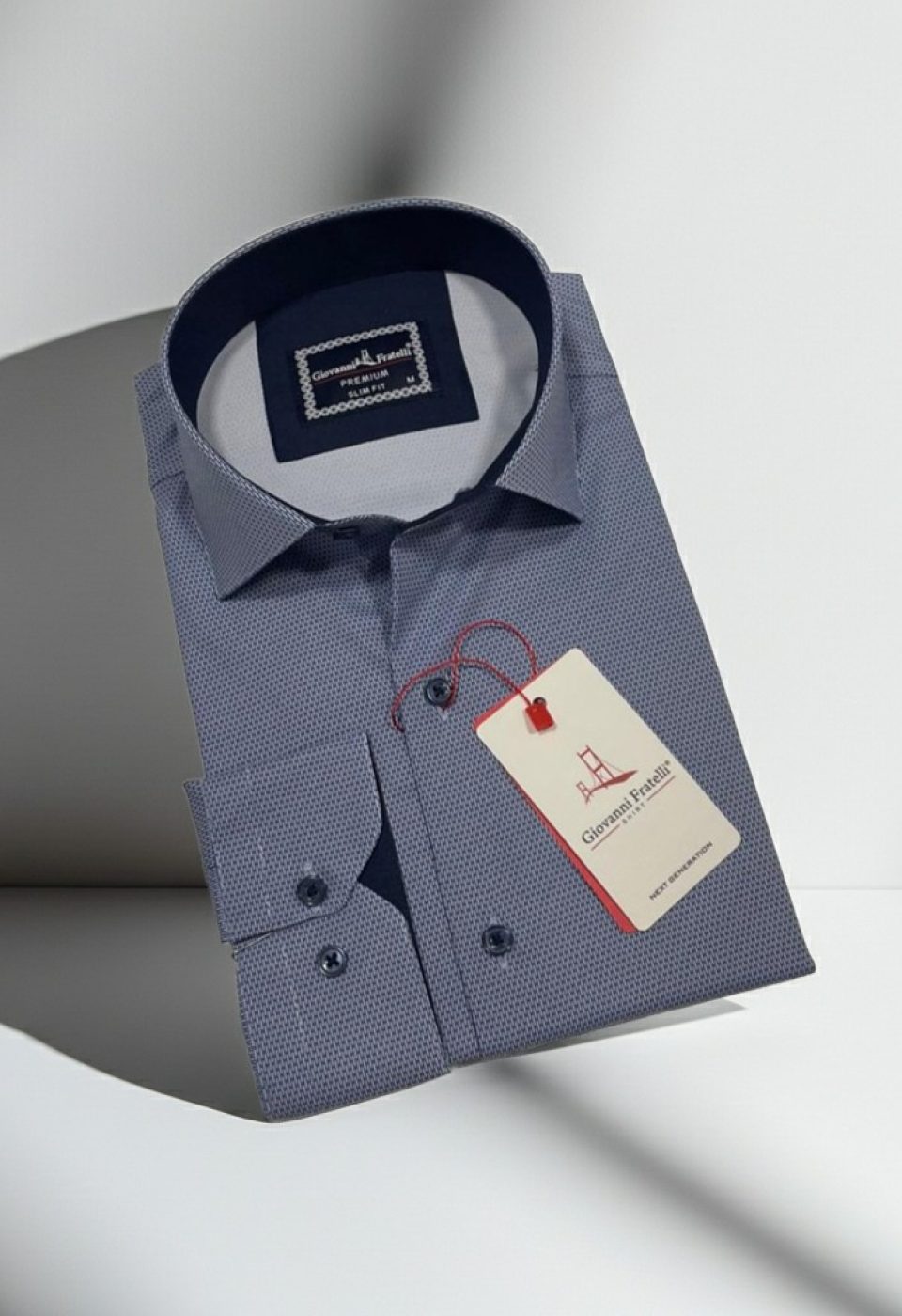 Slim Fit Uzun Kol Dijital Baskılı Desenli Erkek Gömlek 3GMK314207010