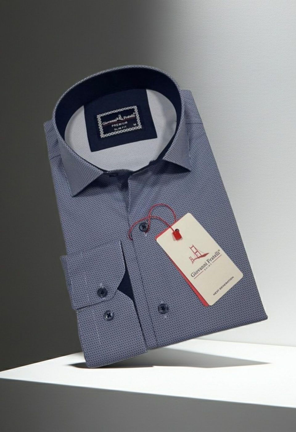 Slim Fit Uzun Kol Dijital Baskılı Desenli Erkek Gömlek 3GMK314207010