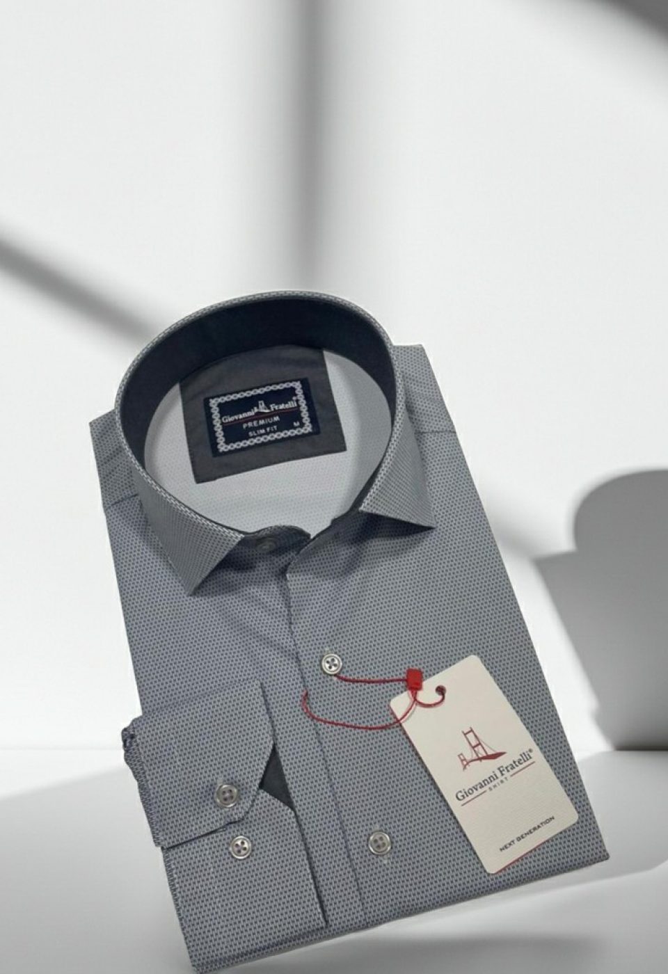 Slim Fit Uzun Kol Dijital Baskılı Desenli Erkek Gömlek 3GMK314207011