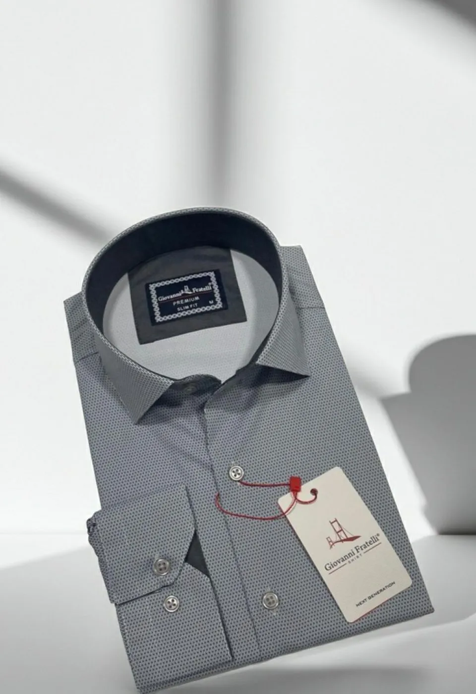 Slim Fit Uzun Kol Dijital Baskılı Desenli Erkek Gömlek 3GMK314207011