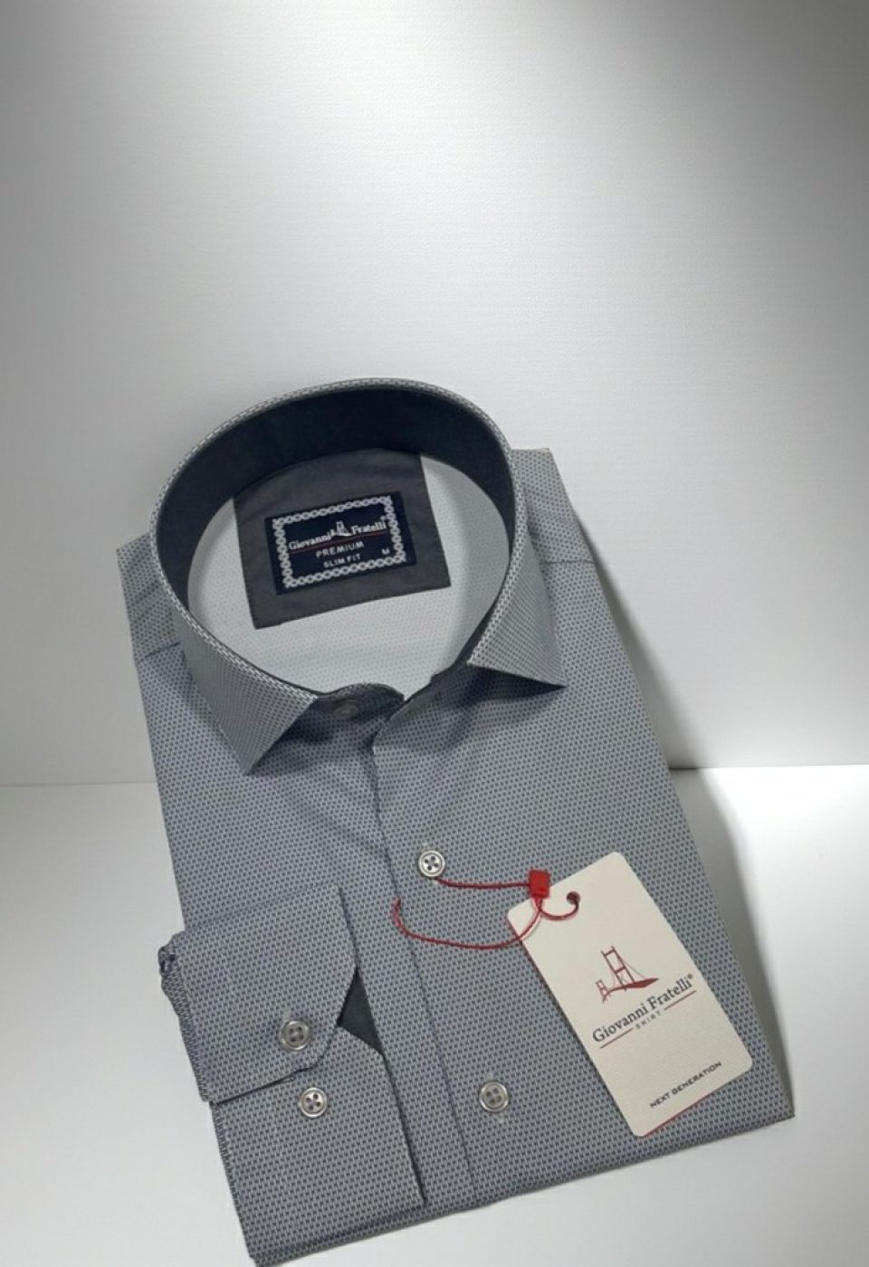 Slim Fit Uzun Kol Dijital Baskılı Desenli Erkek Gömlek 3GMK314207011