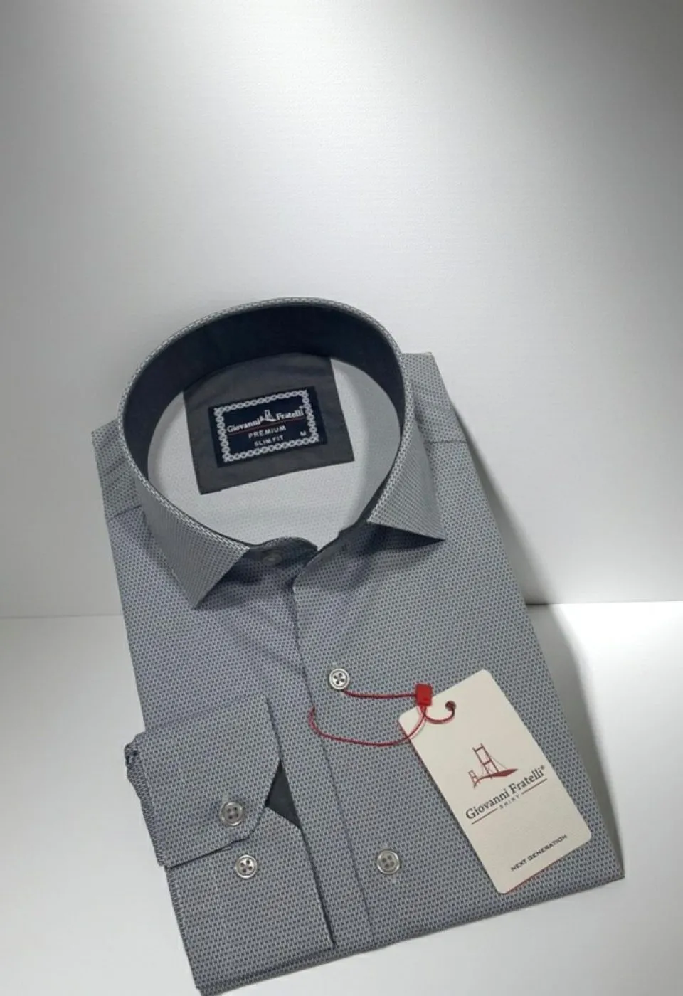 Slim Fit Uzun Kol Dijital Baskılı Desenli Erkek Gömlek 3GMK314207011
