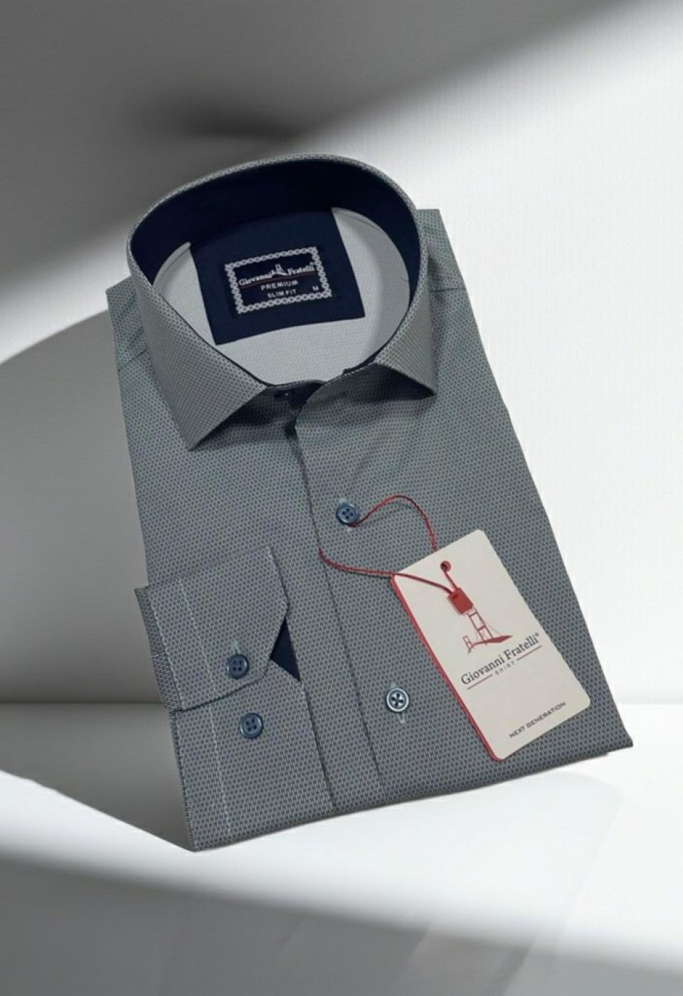 Slim Fit Uzun Kol Dijital Baskılı Desenli Erkek Gömlek 3GMK314207012