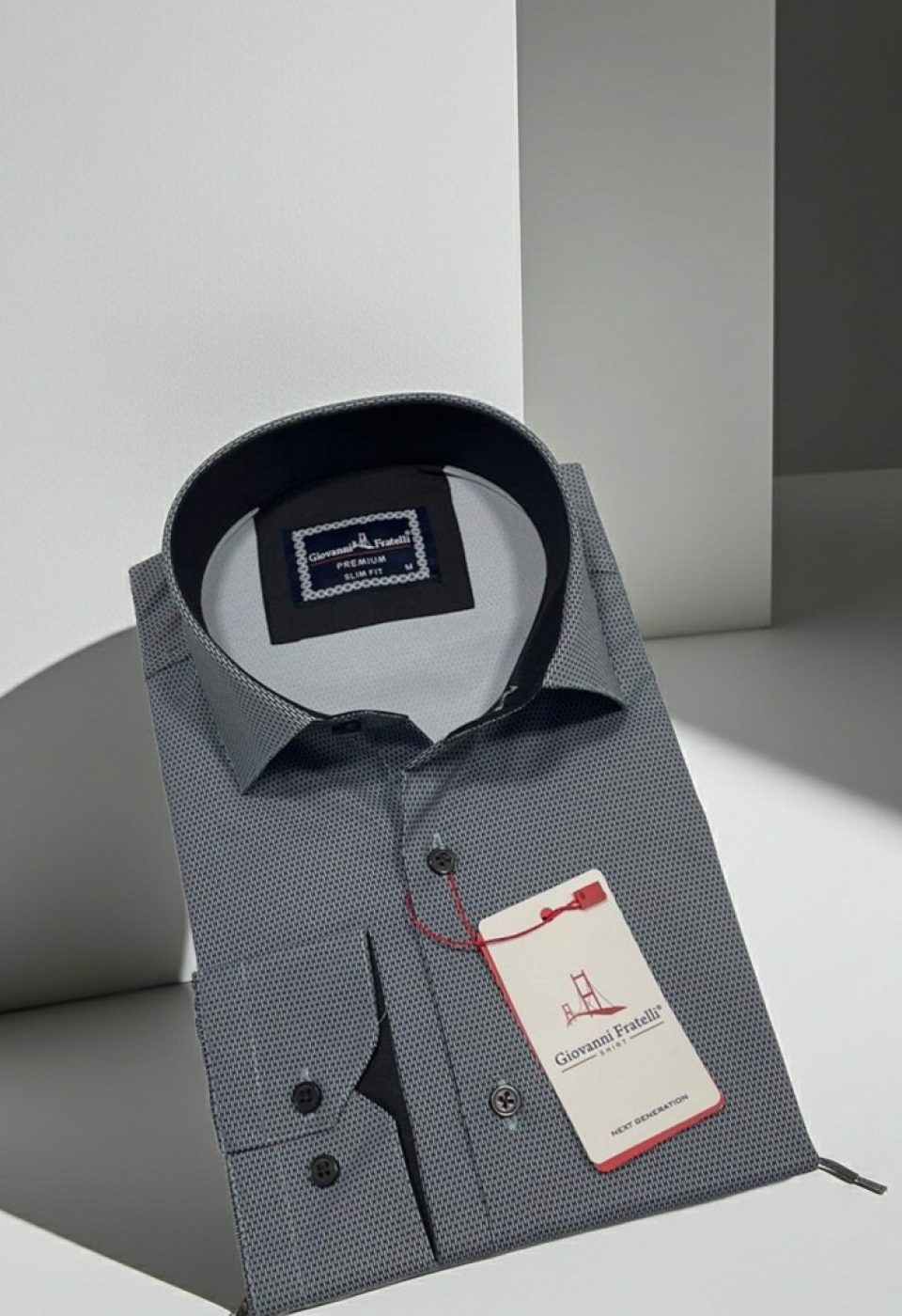 Slim Fit Uzun Kol Dijital Baskılı Desenli Erkek Gömlek 3GMK314207014