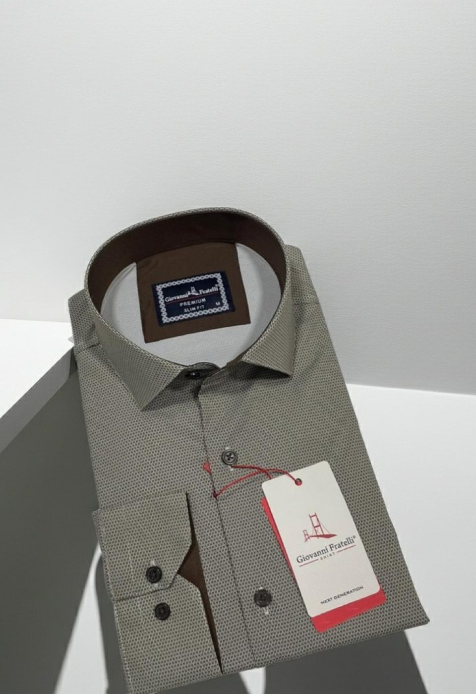 Slim Fit Uzun Kol Dijital Baskılı Desenli Erkek Gömlek 3GMK314207015