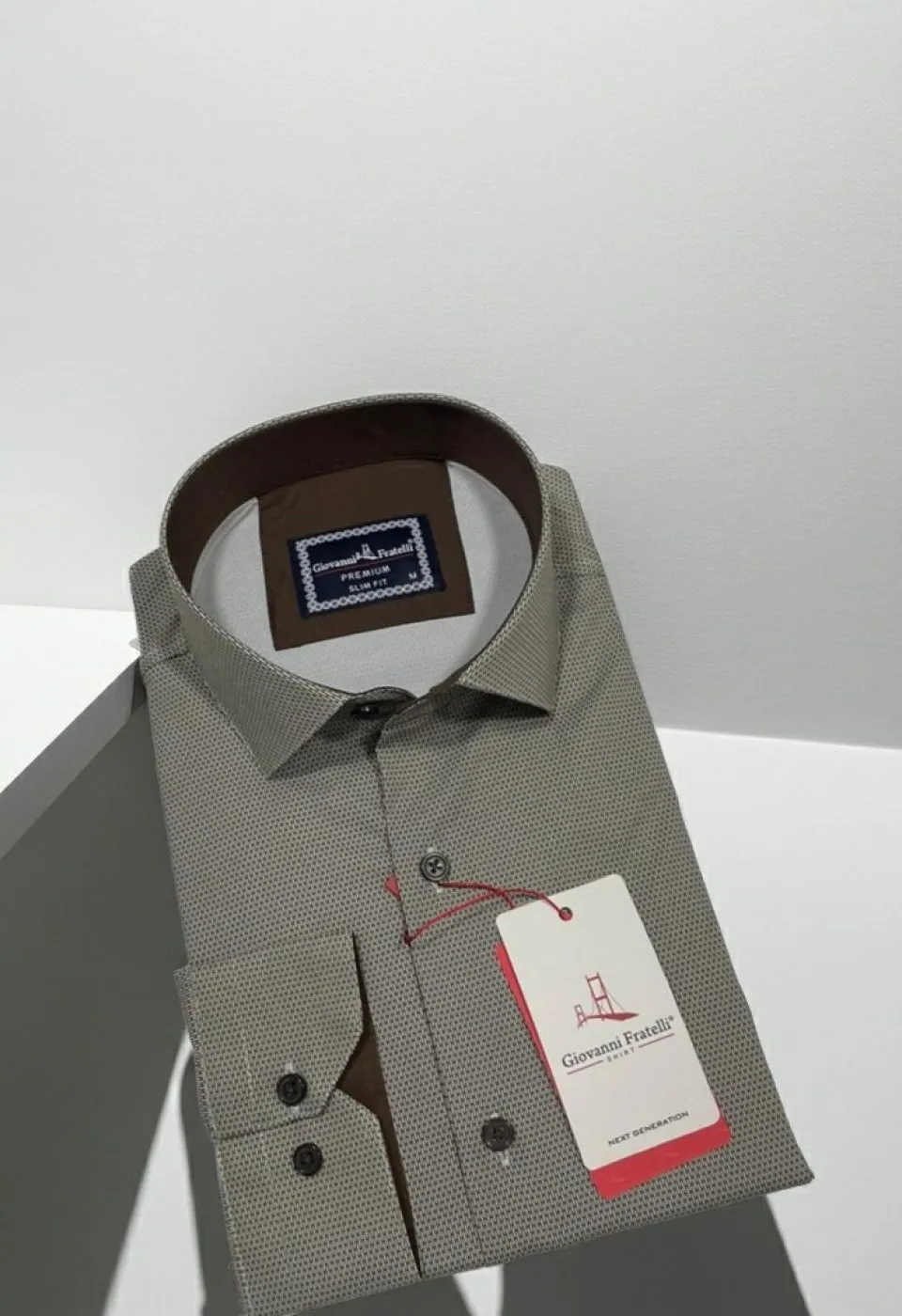 Slim Fit Uzun Kol Dijital Baskılı Desenli Erkek Gömlek 3GMK314207015