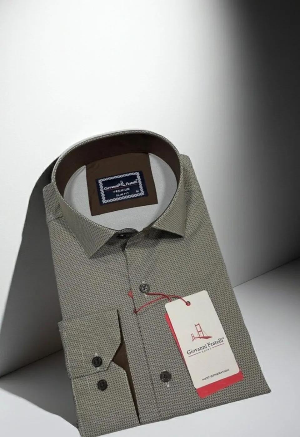 Slim Fit Uzun Kol Dijital Baskılı Desenli Erkek Gömlek 3GMK314207015