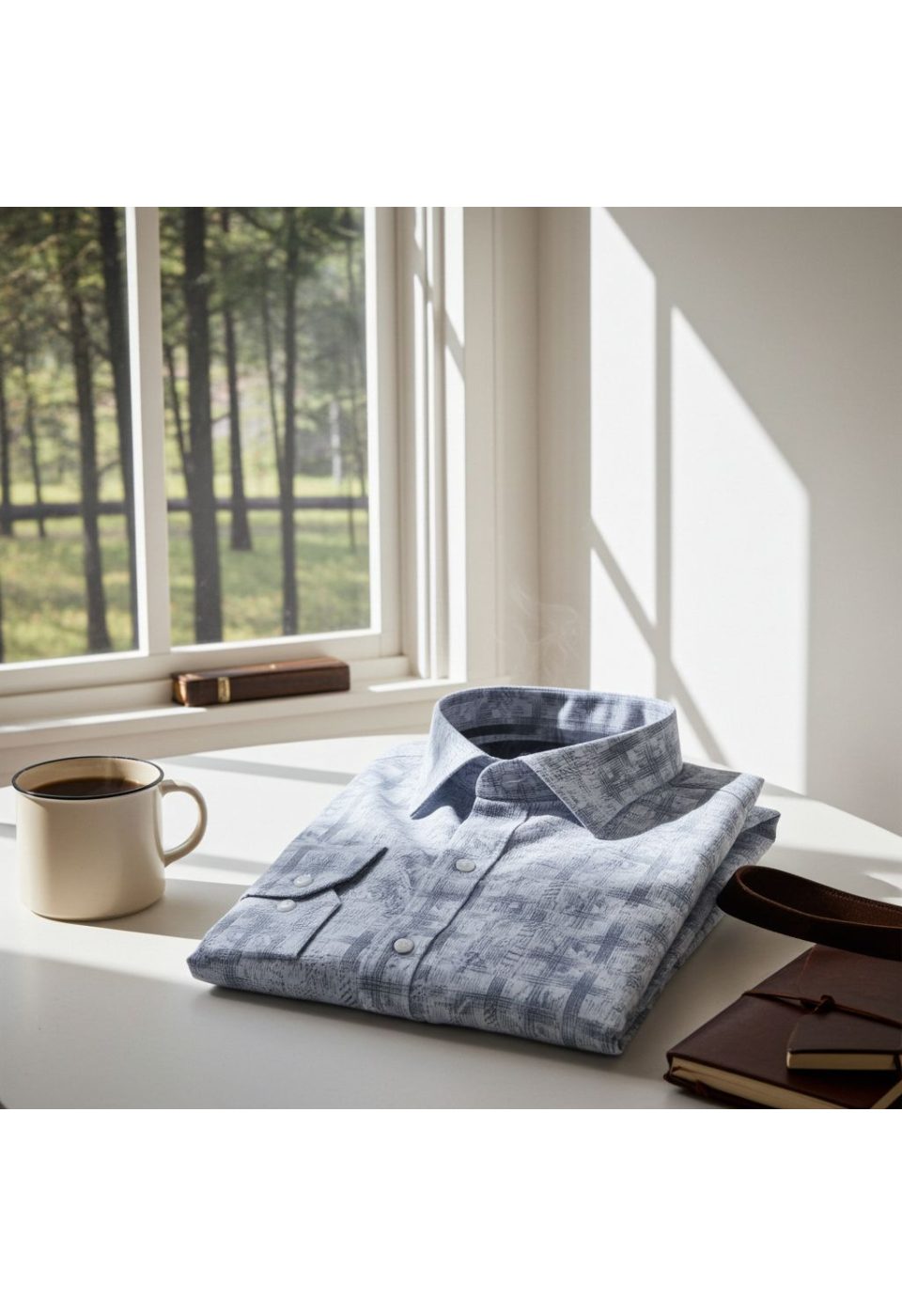 Büyük Beden Slim Fit Uzun Kol Desenli Erkek Gömlek 4GMK325001001 - Giovanni Fratelli