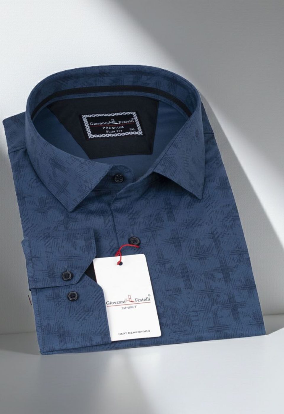 Büyük Beden Slim Fit Uzun Kol Desenli Erkek Gömlek 4GMK325001005 Büyük Beden Slim Fit Uzun Kol Desenli Erkek Gömlek 4GMK325001005