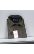 Büyük Beden Slim Fit Uzun Kol Desenli Erkek Gömlek 4GMK325001006