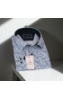 Büyük Beden Slim Fit Uzun Kol Desenli Erkek Gömlek 4GMK325002001