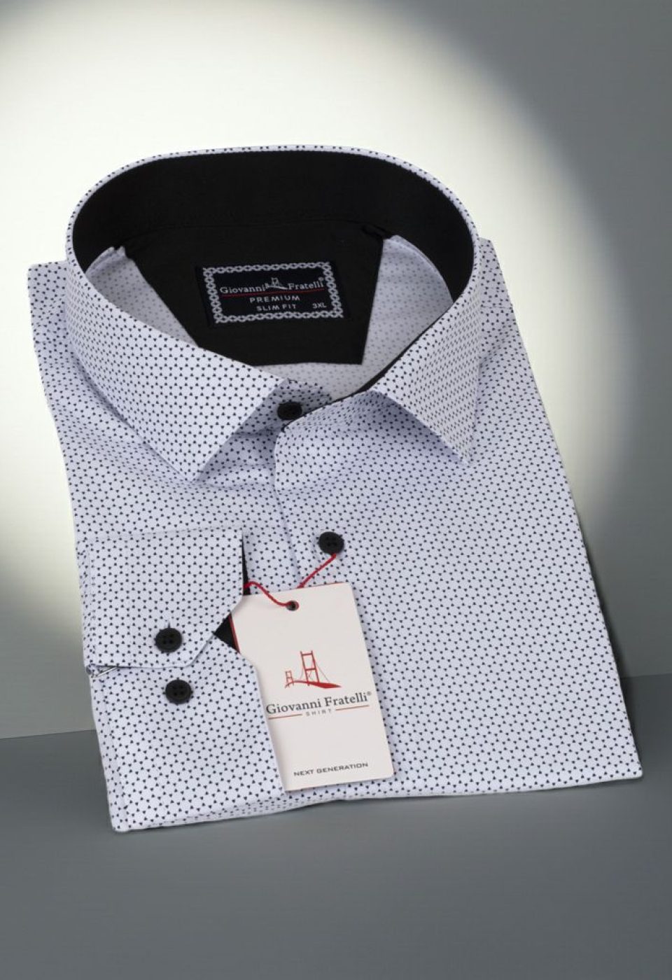 Büyük Beden Slim Fit Uzun Kol Desenli Erkek Gömlek 4GMK325004001 Büyük Beden Slim Fit Uzun Kol Desenli Erkek Gömlek 4GMK325004001