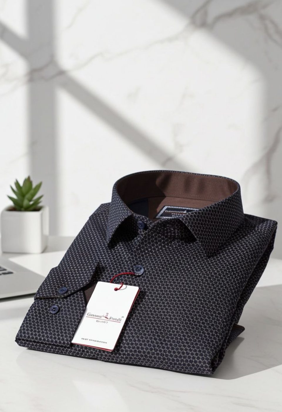 Büyük Beden Slim Fit Uzun Kol Desenli Erkek Gömlek 4GMK325004008 - Giovanni Fratelli