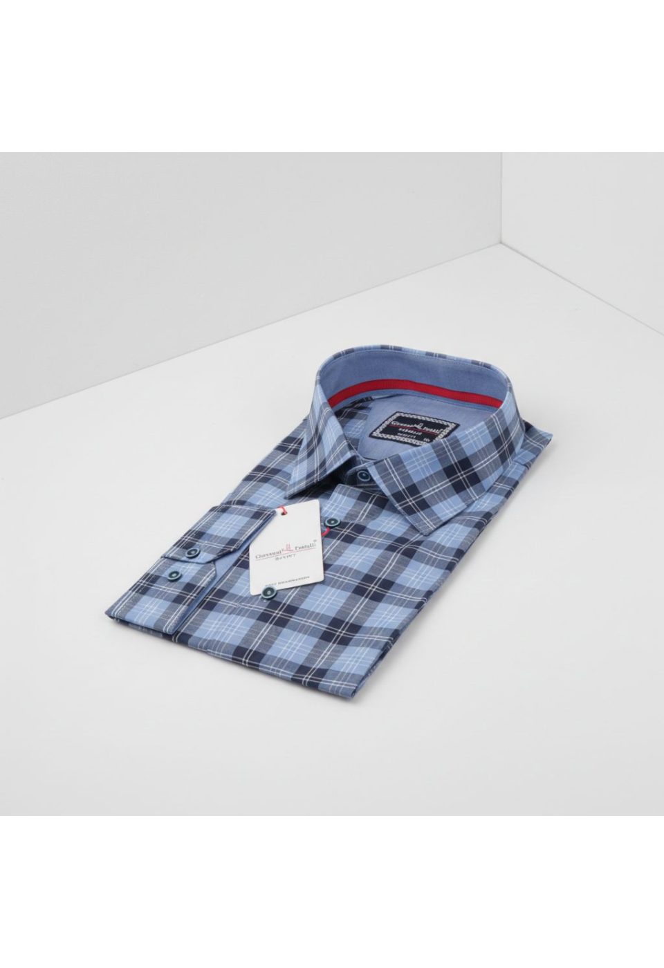 Büyük Beden Slim Fit Uzun Kol Desenli Erkek Gömlek 4GMK325030003 - Giovanni Fratelli