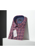 Büyük Beden Slim Fit Uzun Kol Desenli Erkek Gömlek 4GMK325030007