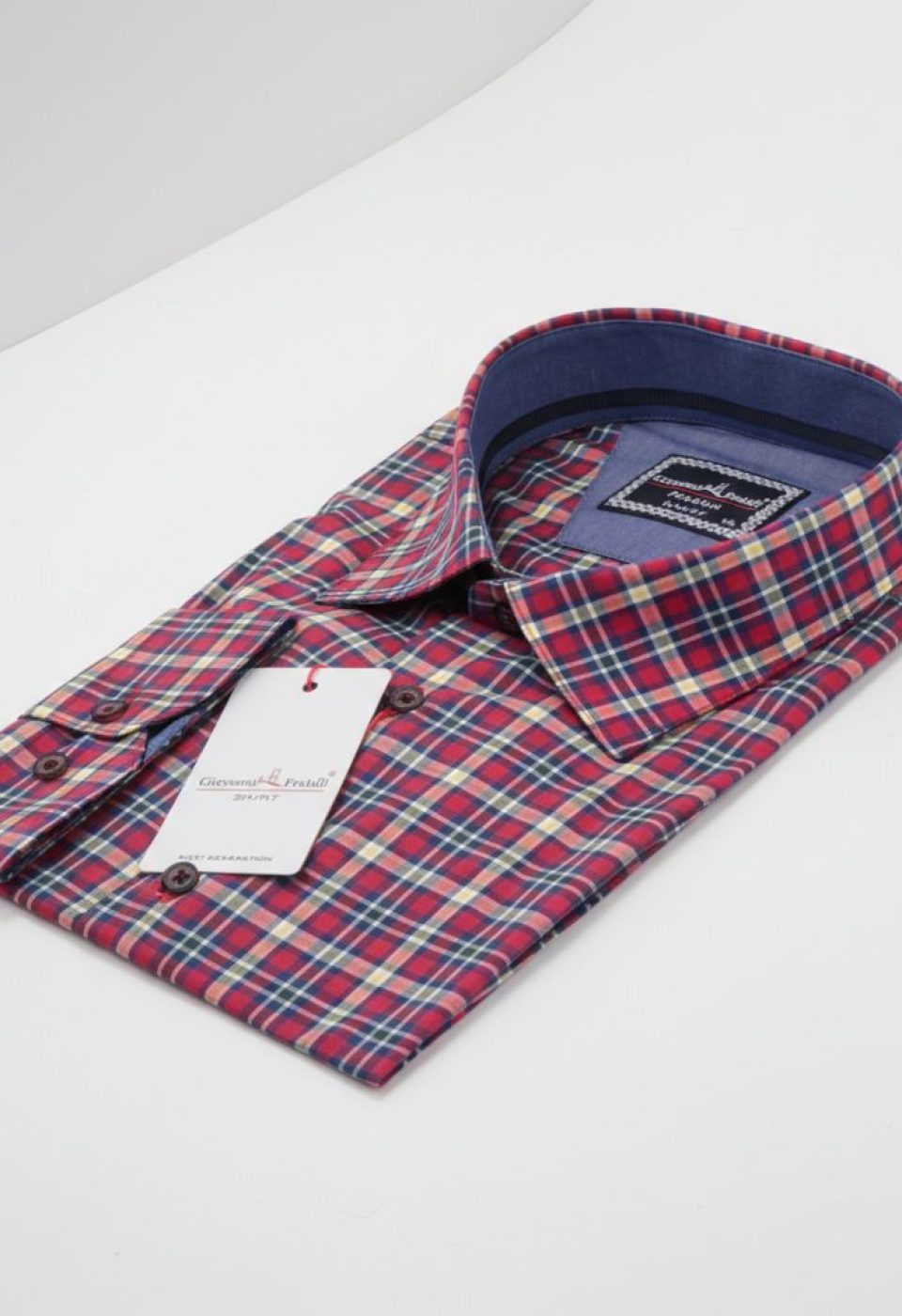 Büyük Beden Slim Fit Uzun Kol Desenli Erkek Gömlek 4GMK325030007 - Giovanni Fratelli