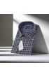 Büyük Beden Slim Fit Uzun Kol Desenli Erkek Gömlek 4GMK325030008