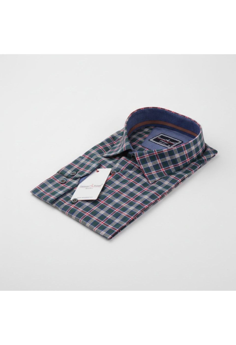 Büyük Beden Slim Fit Uzun Kol Desenli Erkek Gömlek 4GMK325030008 - Giovanni Fratelli