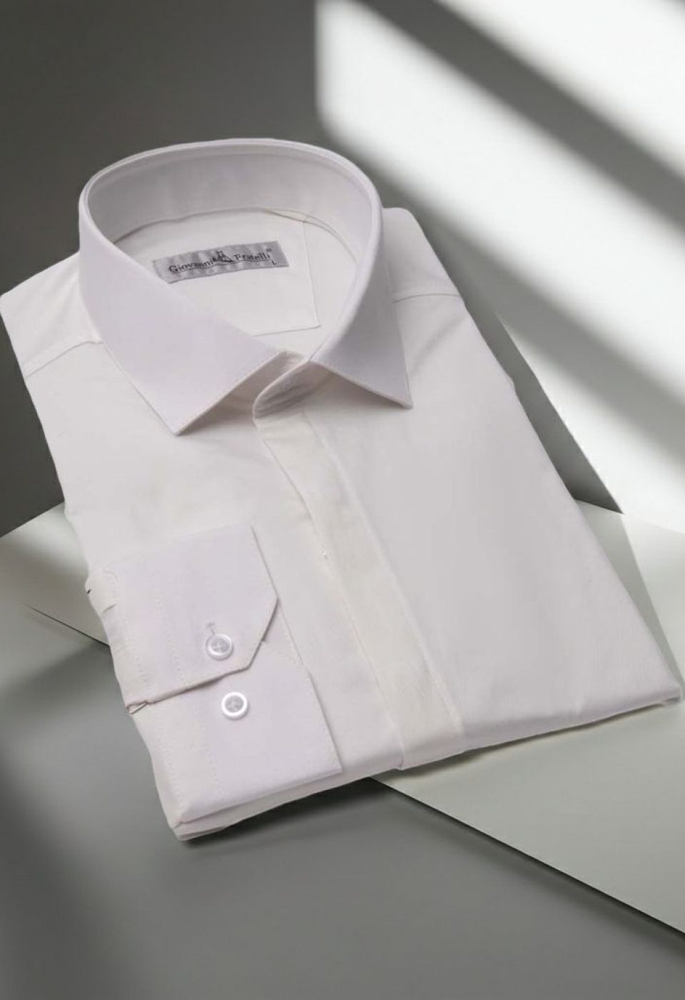 Slim Fit Uzun Kol Düz Renk Saten Erkek Gömlek 3GMK318061002