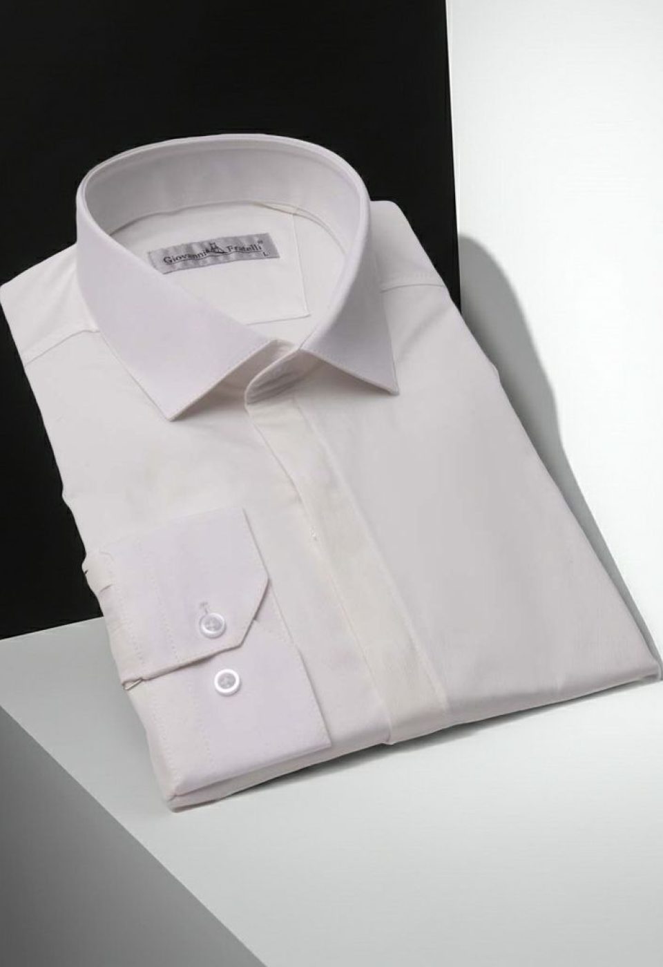 Slim Fit Uzun Kol Düz Renk Saten Erkek Gömlek 3GMK318061002