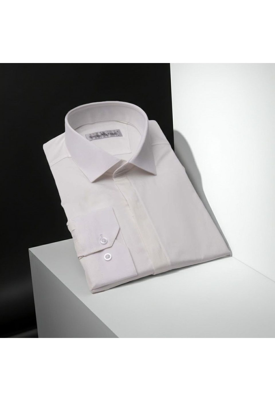 Slim Fit Uzun Kol Düz Renk Saten Erkek Gömlek 3GMK318061002 - Giovanni Fratelli