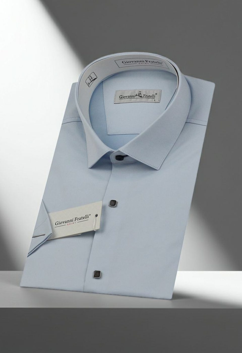 Slim Fit Uzun Kol Düz Renk Saten Erkek Gömlek 3GMK318066003