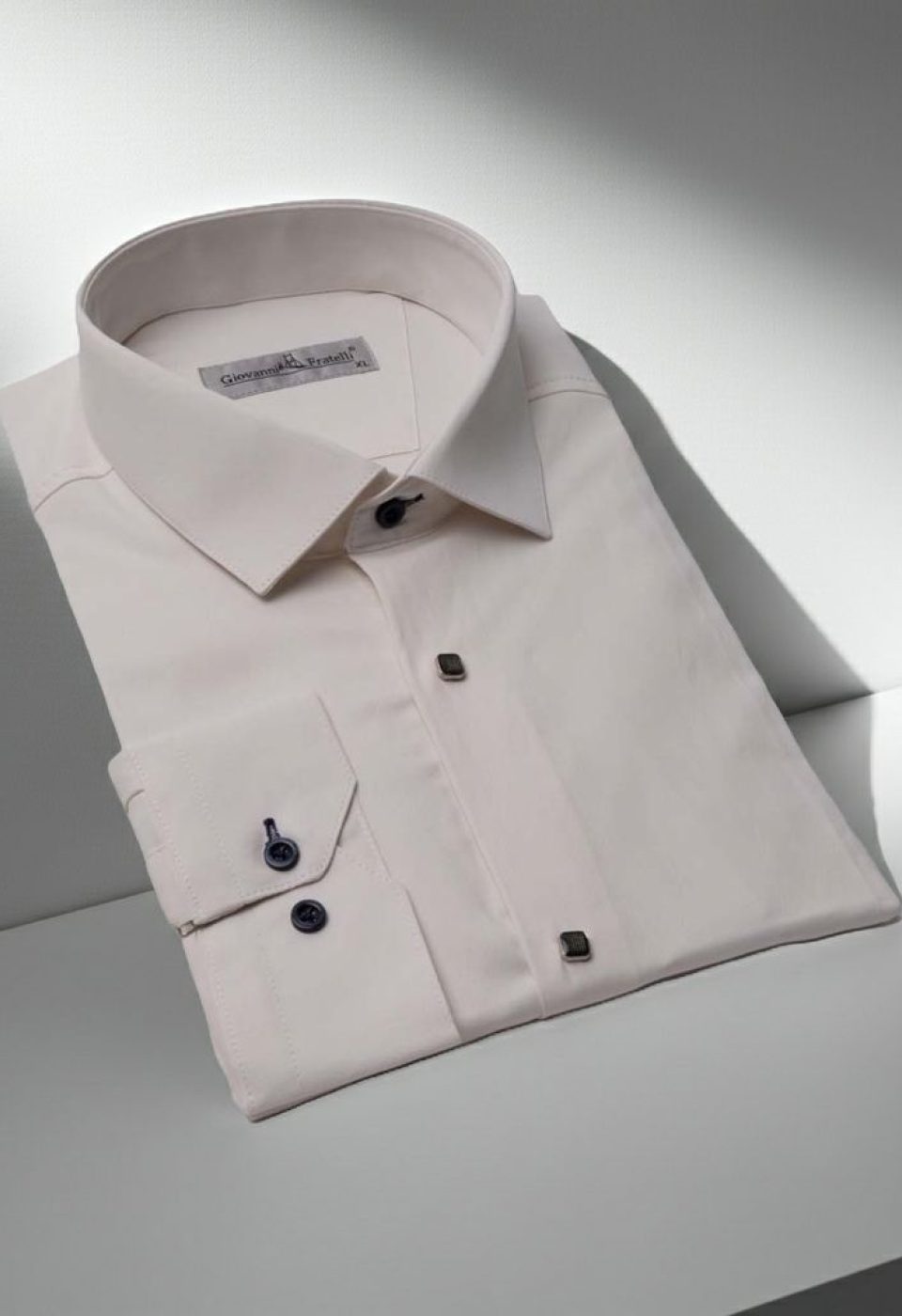 Slim Fit Uzun Kol Düz Renk Saten Erkek Gömlek 3GMK318066002