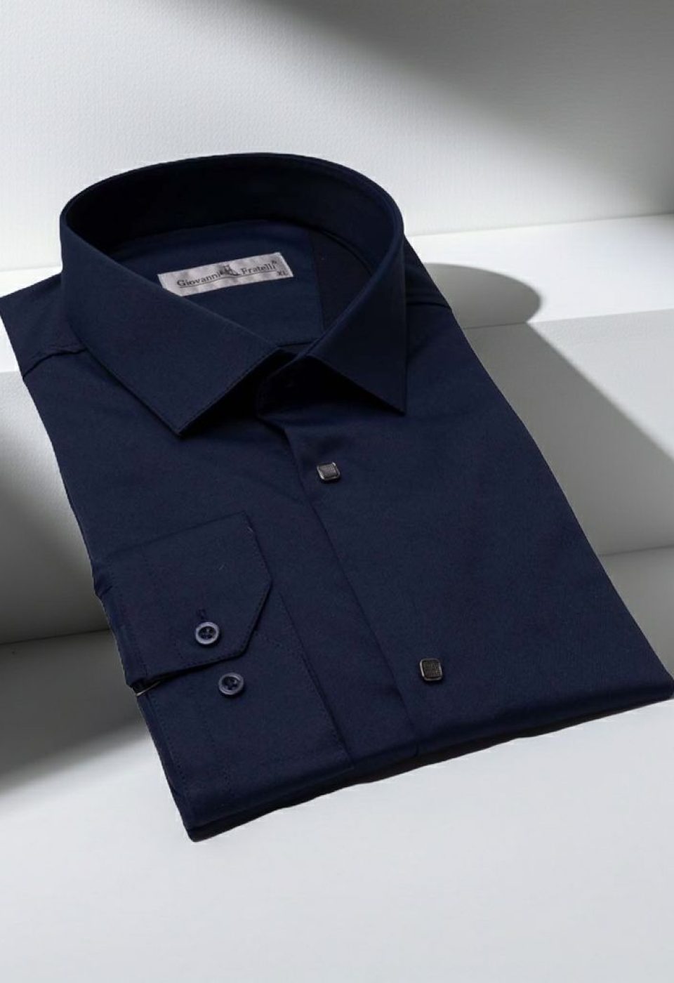 Slim Fit Uzun Kol Düz Renk Saten Erkek Gömlek 3GMK318066004