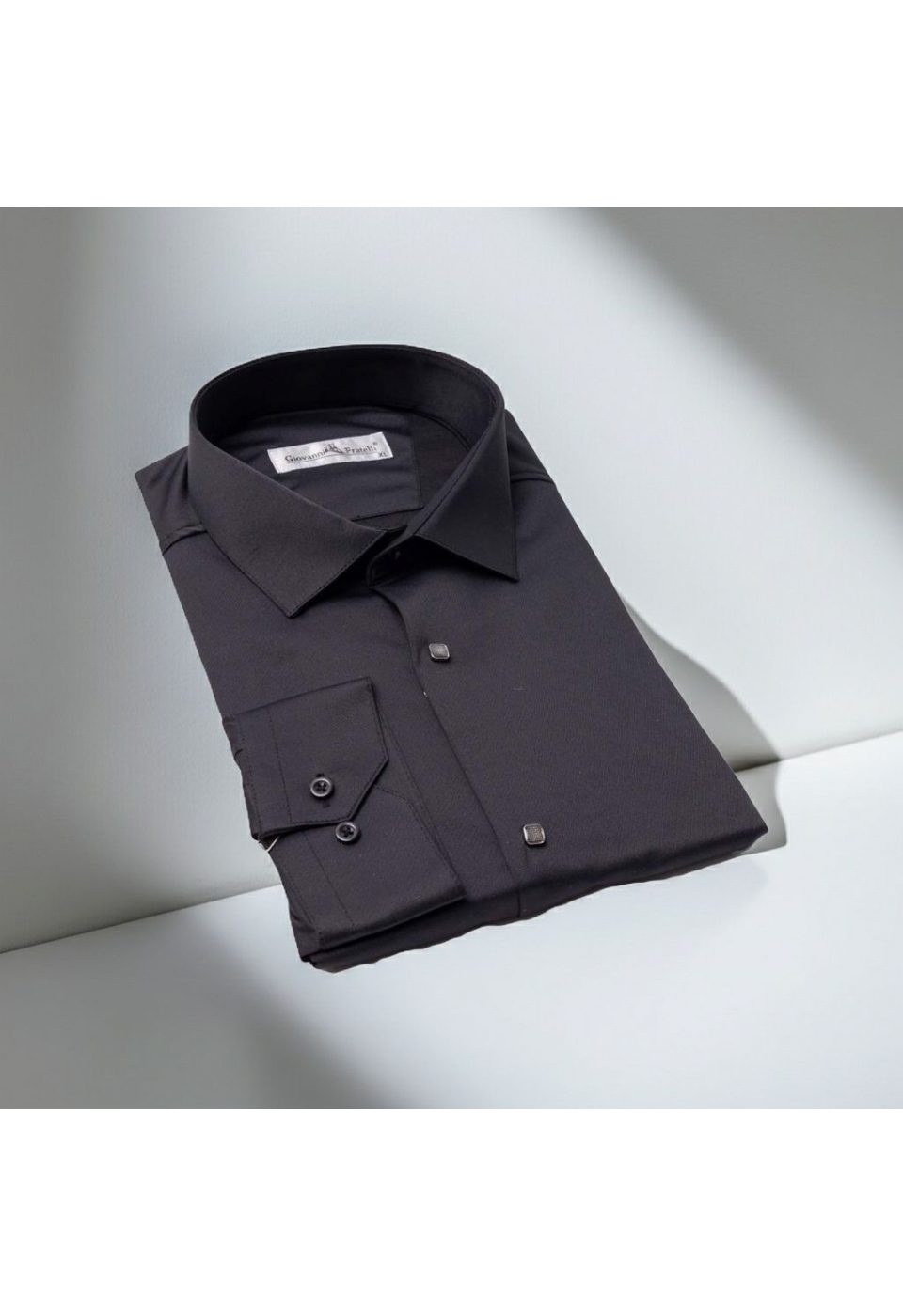 8066 CR SATIN 005 Slim Fit Uzun Kol Düz Renk Saten Erkek Gömlek 3GMK318066005 - Giovanni Fratelli