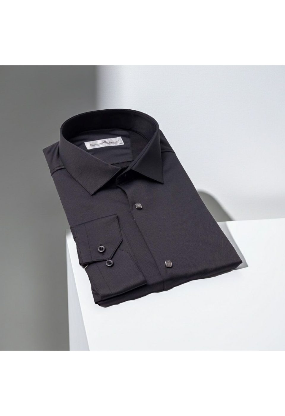 8066 CR SATIN 005 Slim Fit Uzun Kol Düz Renk Saten Erkek Gömlek 3GMK318066005 - Giovanni Fratelli