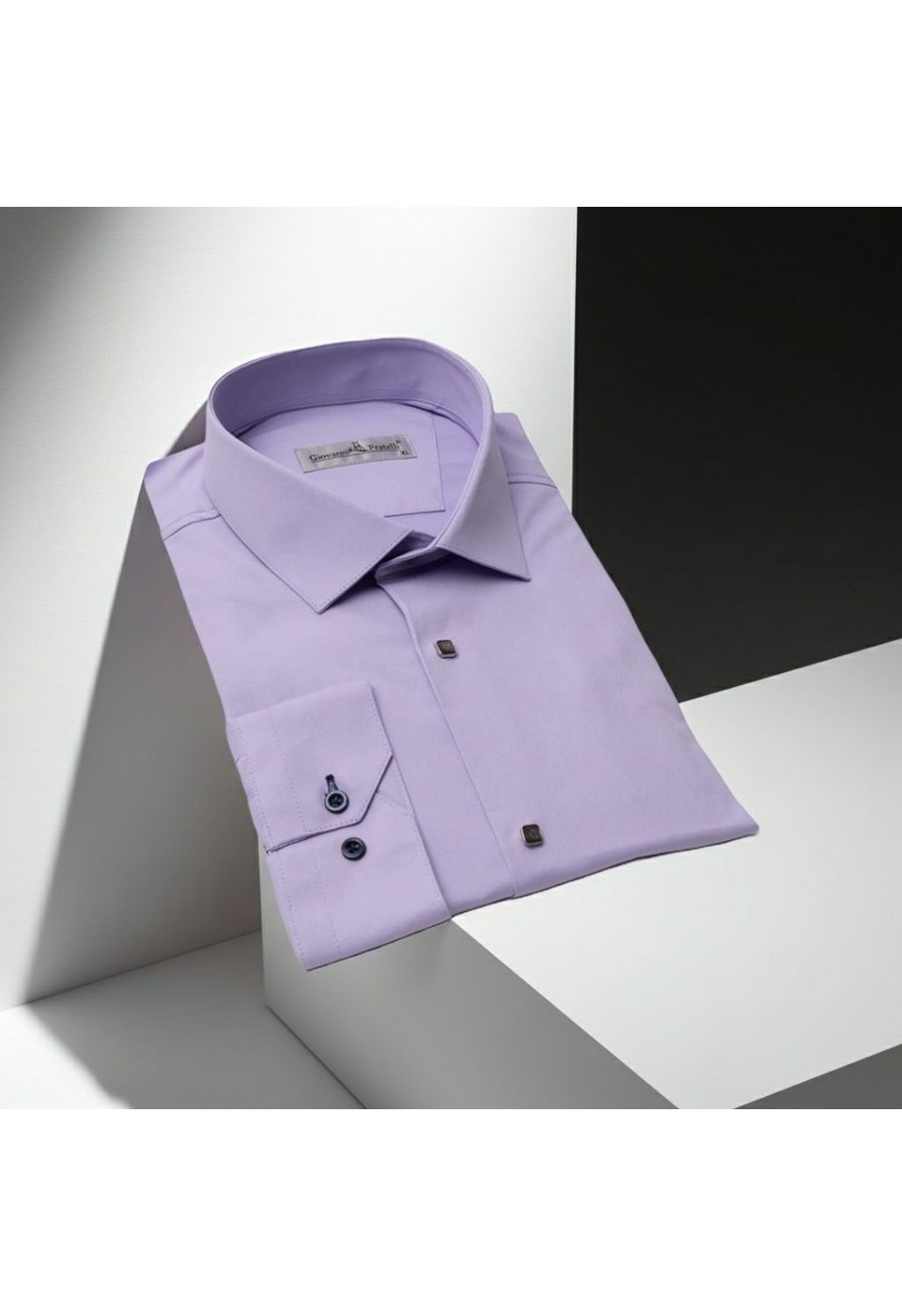 8066 CR SATIN 007 Slim Fit Uzun Kol Düz Renk Saten Erkek Gömlek 3GMK318066007 - Giovanni Fratelli