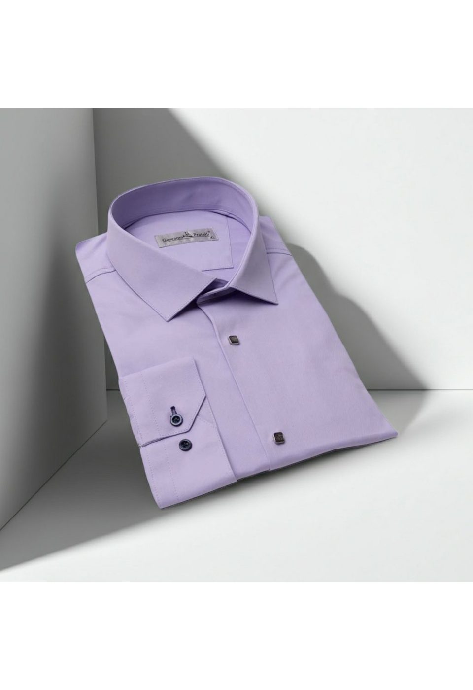 8066 CR SATIN 007 Slim Fit Uzun Kol Düz Renk Saten Erkek Gömlek 3GMK318066007 - Giovanni Fratelli