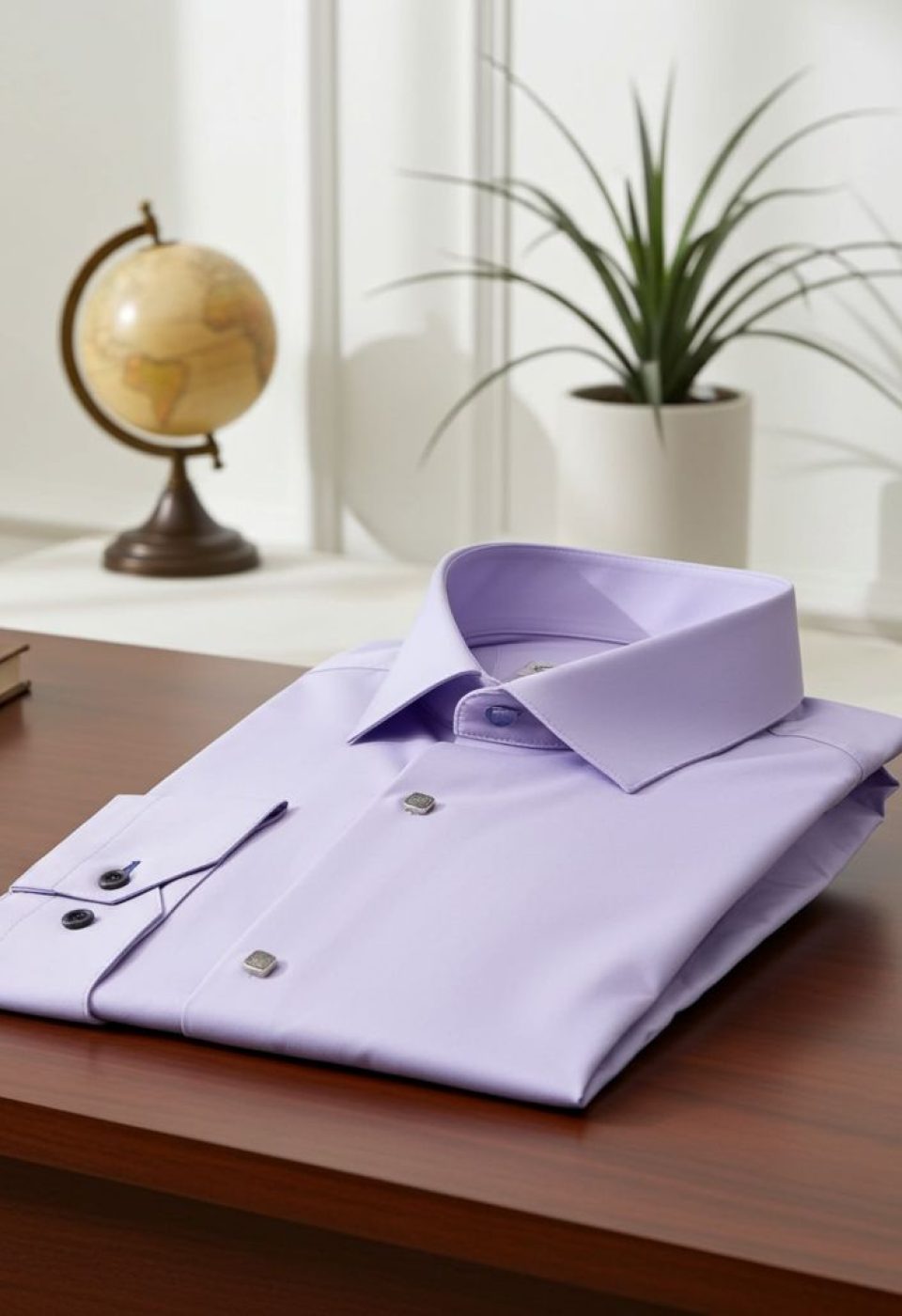 8066 CR SATIN 007 Slim Fit Uzun Kol Düz Renk Saten Erkek Gömlek 3GMK318066007 - Giovanni Fratelli