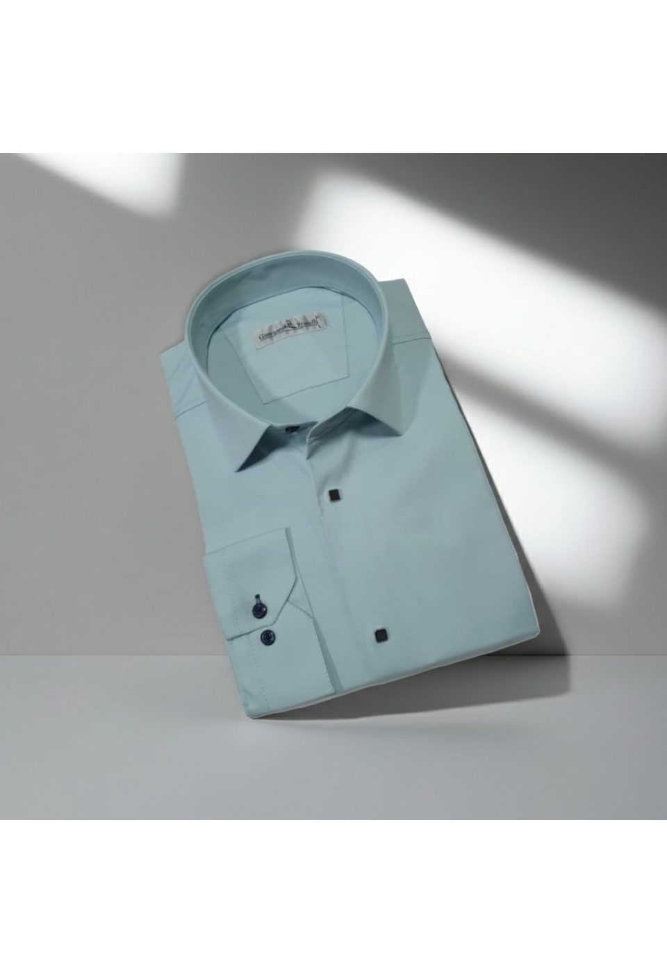 Slim Fit Uzun Kol Düz Renk Saten Erkek Gömlek 3GMK318066013 - Giovanni Fratelli