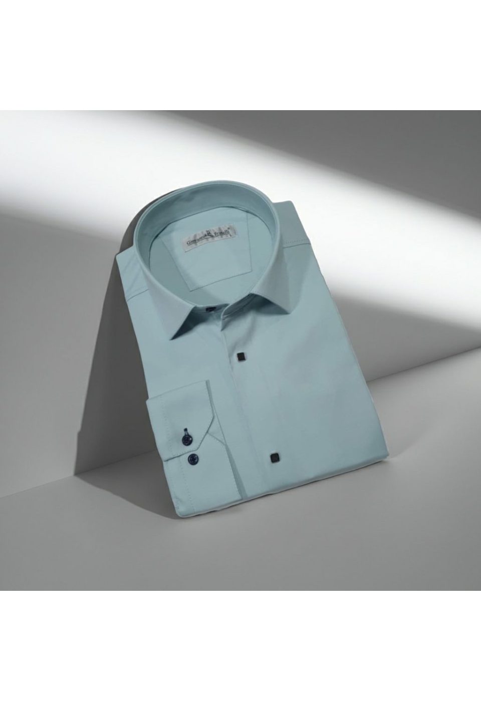 Slim Fit Uzun Kol Düz Renk Saten Erkek Gömlek 3GMK318066013 - Giovanni Fratelli