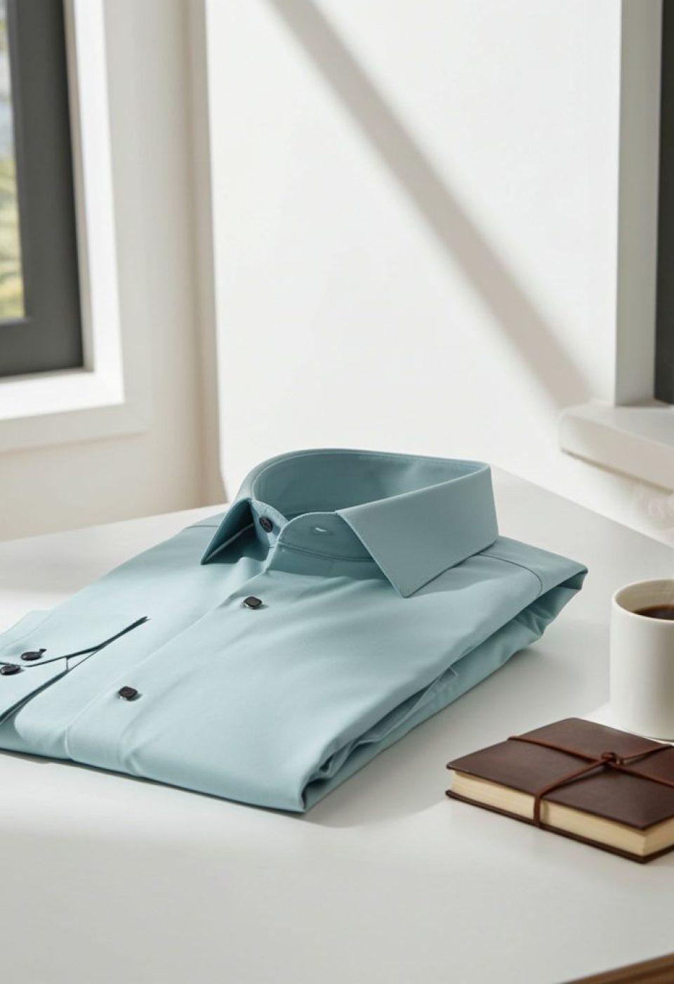 Slim Fit Uzun Kol Düz Renk Saten Erkek Gömlek 3GMK318066013