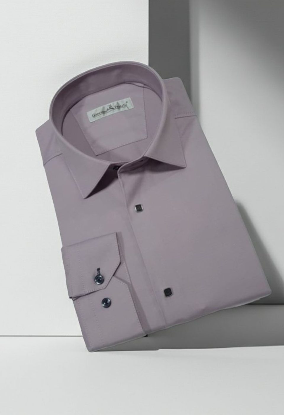 Slim Fit Uzun Kol Düz Renk Saten Erkek Gömlek 3GMK318066015