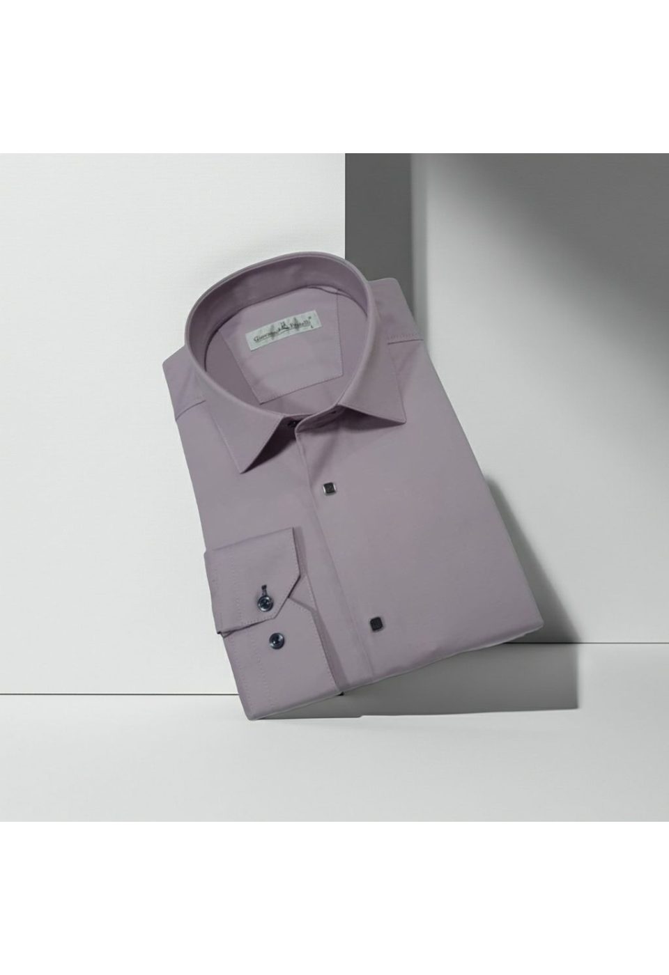 8066 CR SATIN 015 Slim Fit Uzun Kol Düz Renk Saten Erkek Gömlek 3GMK318066015 - Giovanni Fratelli