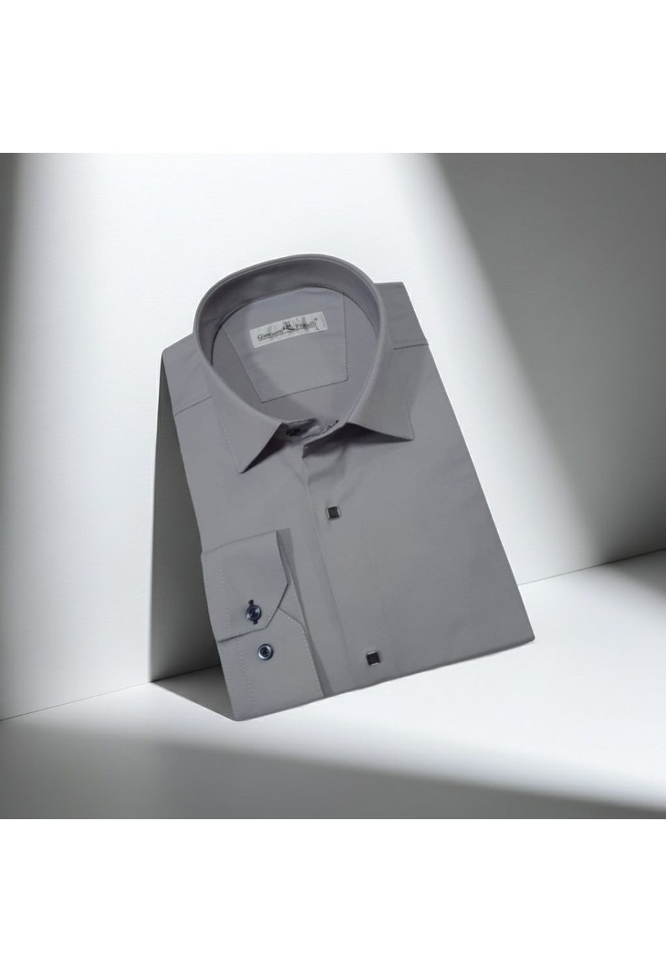 8066 CR SATIN 018 Slim Fit Uzun Kol Düz Renk Saten Erkek Gömlek 3GMK318066018 - Giovanni Fratelli