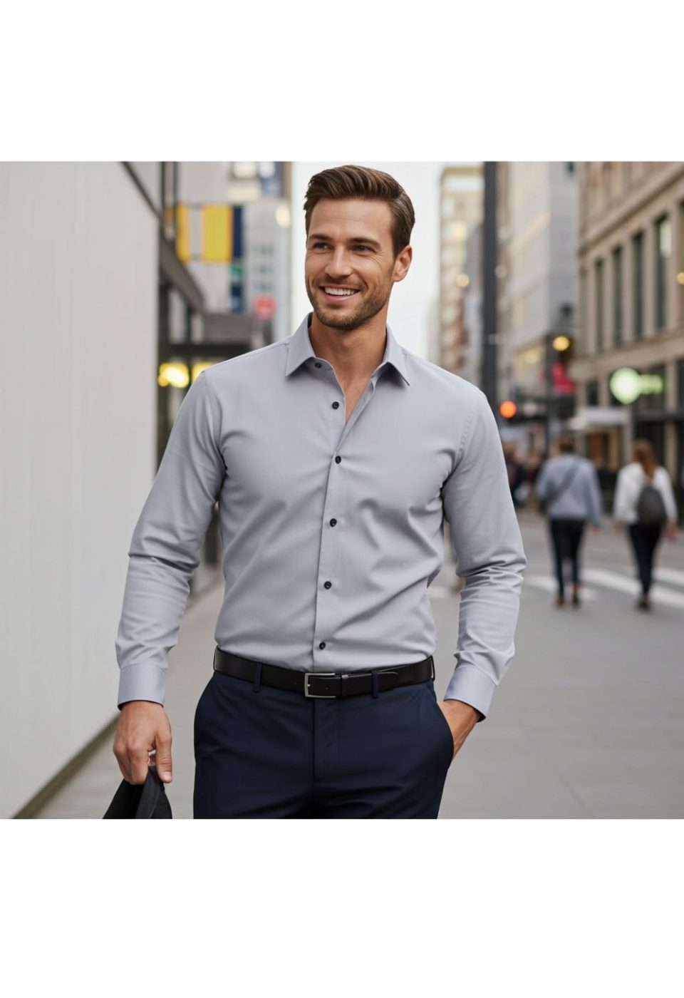 8066 CR SATIN 018 Slim Fit Uzun Kol Düz Renk Saten Erkek Gömlek 3GMK318066018 - Giovanni Fratelli