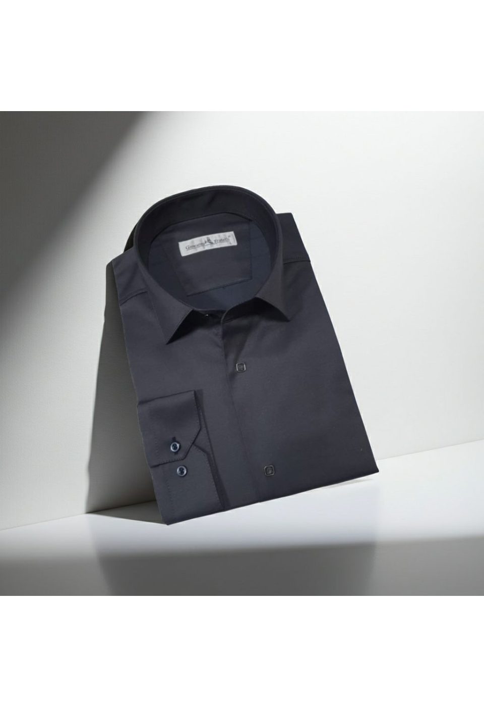 8066 CR SATIN 022 Slim Fit Uzun Kol Düz Renk Saten Erkek Gömlek 3GMK318066022 - Giovanni Fratelli