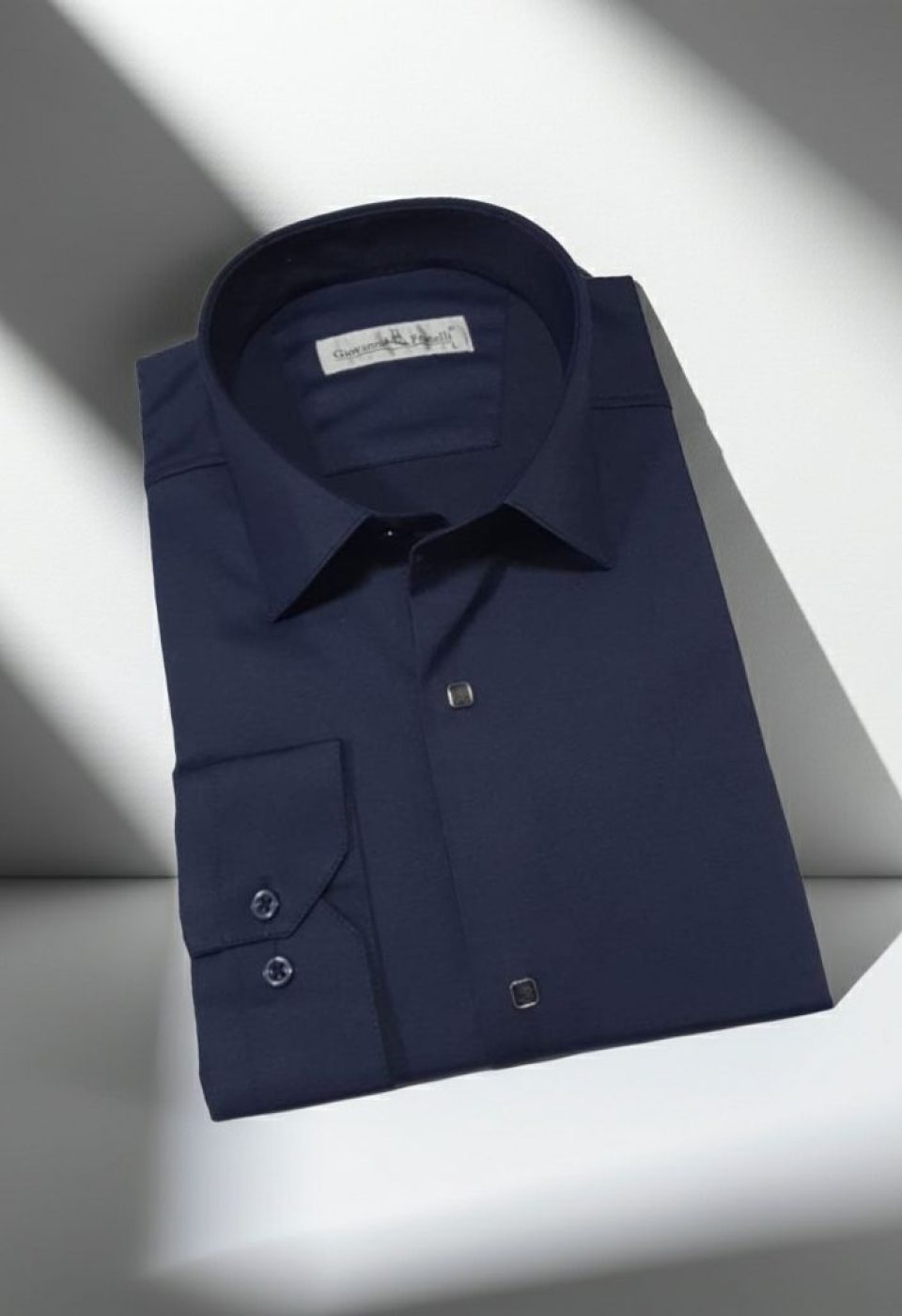 8066 CR SATIN 024 Slim Fit Uzun Kol Düz Renk Saten Erkek Gömlek 3GMK318066024 - Giovanni Fratelli